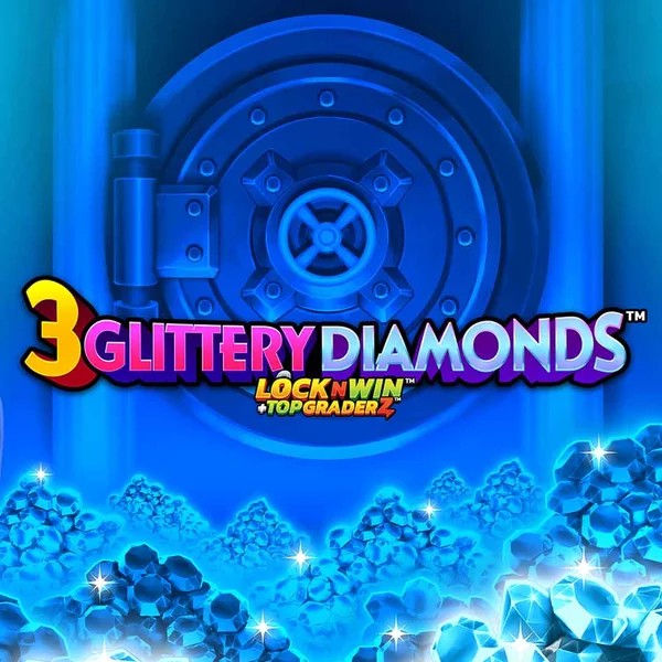 Play 3 Glittery Diamonds slot by PearFiction Studios on casinolys.com