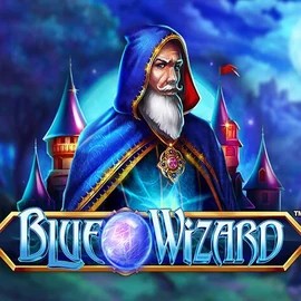 Blue Wizard slot logo by Quickspin at Casinoly Casino