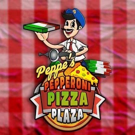 Peppe’s Pepperoni Pizza Plaza logo by Pragmatic Play at Casinoly Casino