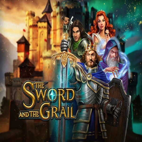 The Sword and the Grail online game logo by Play’n GO on casinolys.com